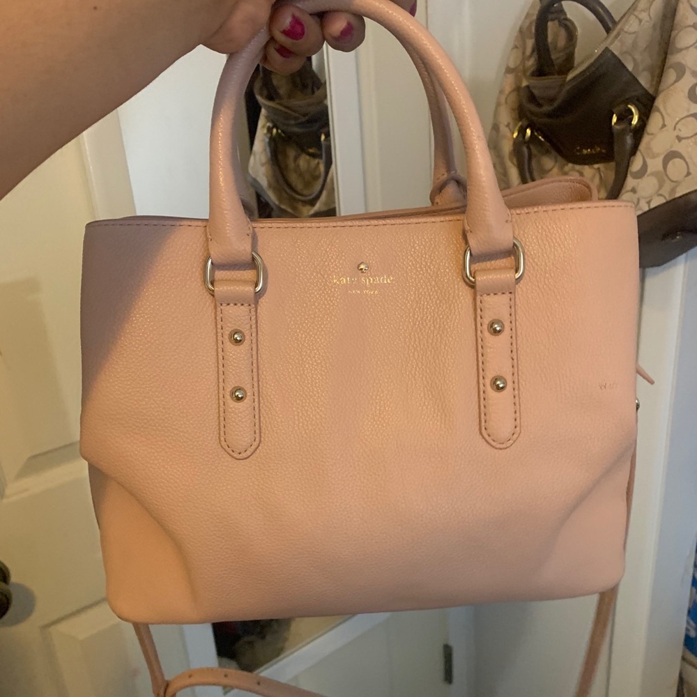 Soft pink Kate spade satchel